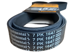 Multi Rib Belt 7PK1647 11287631824 Compatible With BMW 7 (F01, F02, F03, F04), 7 (G11, G12), 8 Gran Coupe, X5 (F15, F85), X5 (G05, F95), X6 (F16, F86) (CONTINENTAL)