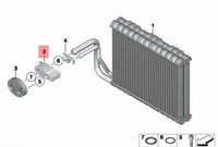 Expansion valve 64119159803 Compatible with BMW 5 Series (F10) & 5 Gran Turismo (F07) & 7 Series (F01, F02, F03, F04) Tag No.101