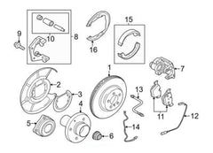 Rear Left/Right ABS Wheel Speed Sensor 34526775864 Compatible With BMW 7 Series F01, F02, F03, F04