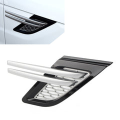 Front Fender Grille Silver Right LR053796 Left LR053800 Compatible With RANGE ROVER SPORT I (L320) Tag No.04