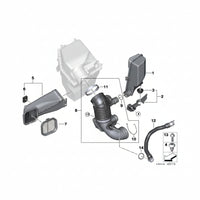 Air Filter Resonator Bracket 13718623292 Compatible With BMW G30 G20