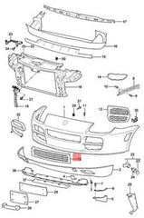 Front Bumper Grill 95550568300 Compatible With PORSCHE CAYENNE (2003-2006) Tag No.155