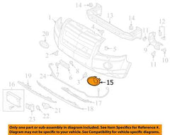 Fog Lamp Cover Right LR003870 & Left LR004164 Compatible With Land Rover 2/ Free Lander 2 - L359 (2009-2015) Tag No.616