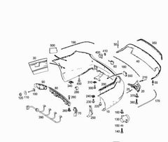 Rear Bumper Chrome 2078852421 Compatible With Mercedes Benz E-CLASS C207 Tag No.238