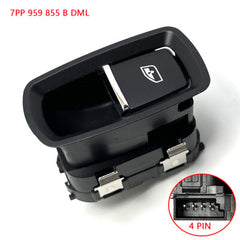 Porsche Cayenne & Panamera Pin Window Black Switch 7PP959855CDML Boxster / Cayenne / Macan / Panamera Tag-SW-28