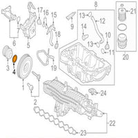 Crankshaft Pulley 31430071 Compatible With VOLVO & Volvo S60 & VOLVO S80 II (124) & VOLVO XC40 (536)