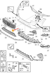 Front Bumper Grill 32234933 Compatible With VOLVO XC60 II (246) Tag No.210