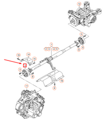 Driveshaft Flex Joint 5Q0521127 Compatible With AUDI Q3 (8UB, 8UG) & TT (FV3, FVP) & SKODA KODIAQ I (NS6, NS7, NV7) &VW TIGUAN (AD1, AX1)