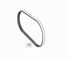 Multi Rib Belt 7PK2040 0019937596 Compatible With MERCEDES-BENZ E-CLASS (W212) (CONTINENTAL)