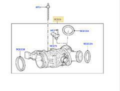 Throttle Valve Air JDE41568 Compatible With JAGUAR XF & XJL Tag No,137