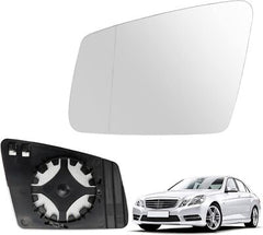 Side Rearview Wing Side Mirror Glass Left 2468100721 & Right 2468100821 Compatible With MERCEDES BENZ A-CLASS (W176) & B-CLASS (W246) & C-CLASS (W204) & CLS (C218) & E-CLASS (W212) & S-CLASS (W221, V221) & GLA-CLASS (X156) & CLA Coupe (C117)