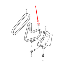 Elast Multi Rib Belt 6PK1059 30650847 Compatible With VOLVO S40 (CONTINENTAL)