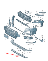 Front Bumper Shields 4M0807733D Compatible With Audi Q5 4M