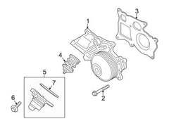 Engine Coolant Thermostat Housing 11518516206 11518512234 11518516207 For BMW 5 Series F10 & 7 Series F02, X3 F25, X5 F15 Tag-E-85