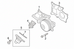 Engine Coolant Thermostat Housing 11518516206 11518512234 11518516207 For BMW 5 Series F10 & 7 Series F02, X3 F25, X5 F15 Tag-E-85