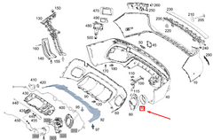 Rear Exaust Chrome Left 2478859900 Right 2478850001 Compatible With Mercedes Benz B-Class W247 Tag No.248