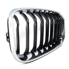 Outer Chrome Show Grill Left 51137371685 & Right 51137371686 Compatible With BMW 1 Series (F20) (2015-2017) Tag No.123