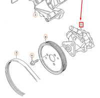 Power Steering Pump 4F0145156J 4F0145155S 4F0145156A 4F0145156E 4F0145156H 4F014516E 4F0145156G Compatible With AUDI A6 C6 (4F2) | A6 / S6