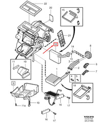 Evaporator 30767329 Compatible With Volvo S40