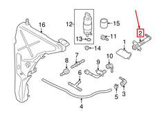Headlight Washer Nozzle Set Left 4G8955101B & Right 4G8955102B Compatible With AUDI A7 Sportback (4GA, 4GF) | A7 / S7 (2011-2018)
