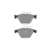 Front Brake Pad 34112288859 2331301 P06055 Compatible With BMW 3 Series E90 F30 & X1 E84