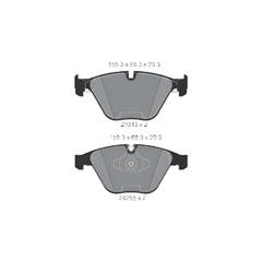 Front Brake Pad 34112288859 2331301 P06055 Compatible With BMW 3 Series E90 F30 & X1 E84