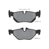 Rear Brake Pad 34212288891 34216774692 2392701 P06038 Compatible With BMW 3 Series E90