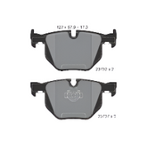 Rear Brake Pad 34216763043 34216763044 2373201 P06033 Compatible With BMW 5 Series E60