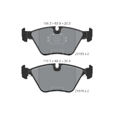 Front Brake Pad 34112157573 2318302 2318381 P06043 Compatible With BMW X3 E83