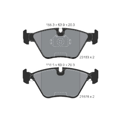 Front Brake Pad 34112157573 2318302 2318381 P06043 Compatible With BMW X3 E83