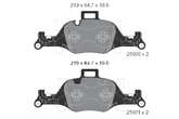 Front Brake Pad 34106883469 2590001 P060107 Compatible With BMW 3 Series G20 G80 G28 & 5 Series G30 F90 & 6 Series Gran Turismo G32 & 7 Series G11 G12 & X5 G05 F95