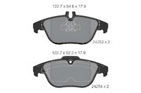 Rear Brake Pad A0064206120 2425301 P050068 Compatible With MERCEDES-BENZ C-CLASS W204 & E-CLASS Coupe C207