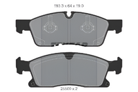 Front Brake Pad A0074208120 2519201 P050108 Compatible With MERCEDES-BENZ GL-CLASS X166 & GLE W166 & GLS X166