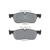 Front Brake Pad C2C41984 LR061373 2214601 P44026 Compatible With LAND ROVER DISCOVERY SPORT L55 & RANGE ROVER EVOQUE L538 & JAGUAR XF