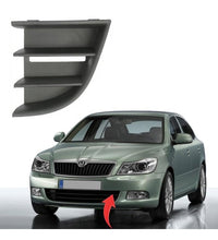 Front Bumper Side Grill Set Left 1Z0853665C & Right 1Z0853666C Compatible With Skoda Octavia (2010-2013) Tag No.512