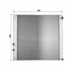 AC Radiator PCC500670 Compatible With Land Rover Range Rover L322