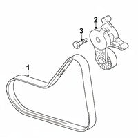 Multi Rib Belt Kit 6PK1070K1 Compatible With SKODA FABIA II (542) OCTAVIA II (1Z3) | LAURA SUPERB II (3T4) YETI (5L) (CONTINENTAL)