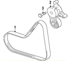 MULTI-RIB BELT 6PK1070 03L903137T Compatible With VW JETTA IV (162, 163, AV3, AV2) | JETTA / CLASICO | VENTO (CONTINENTAL)