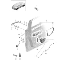 Front Left Door Lock Actuator (7 Pin) 8J2837015F Compatible With AUDI A4 Q5