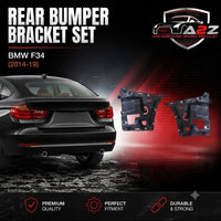 Rear Bumper Bracket Set Left 51127293775 & Right 51127293776 Compatible With BMW F34 (2014-19) Tag No.1563
