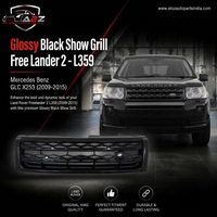 Glossy Black Show Grill Compatible With Land Rover 2/ Free Lander 2 - L359 (2009-2015) Tag No.17