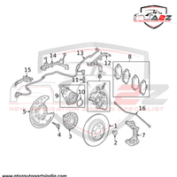 Rear Left/Right ABS Wheel Speed Sensor 2479050100 & A2479050100 Compatible With MERCEDES-BENZ & A-CLASS (W177) & A-CLASS Saloon (V177) & GLA (H247) & GLB (X247)