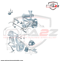 Front Right ABS Wheel Speed Sensor 4E0927804F 4E0927804D Compatible With AUDI A4 B8 & A5 & A6 C6 4F & A6 C7 4G2 & A8 D3 4E2 & A8 D4 4H2 & Q5 8RB