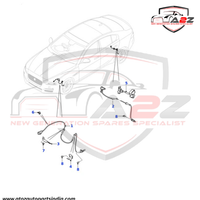 Rear ABS Wheel Speed Sensor T2H4068 T2H48445 Compatible With JAGUAR XE X760 & XF II X260