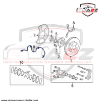 Front Right ABS Wheel Speed Sensor 57450SNA003 57450SNA013 Compatible With HONDA CIVIC