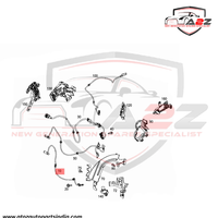 Rear ABS Wheel Speed Sensor 2539052500 A2539052500 Compatible With MERCEDES-BENZ GLC Coupe C253