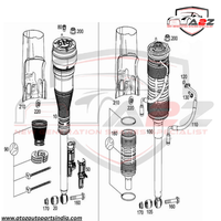 Rear Right Air Suspension Shock Absorber Strut 2223205213 2223207413 2223203000 222320300080 222320300089 222320521380 Compatible With MERCEDES-BENZ S-CLASS (W222, V222, X222) (2014-20)