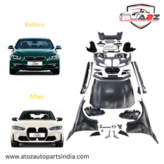 Complete Front & Rear Bumper Full Body Conversion Kit Compatible With Bmw 3 Series F30 (2012-2018) To G80 M3 M4 Style Upgrade | Shipping Cost Not Included