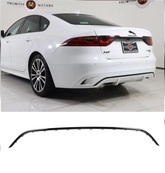 Glossy Black Rear Bumper Chrome T2H49208 Compatible With Jaguar XF (2021-2024) Tag No.27