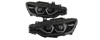 Complete Headlight Assembly (LED) Left 63117470413 & Right 63117470414 Compatible With BMW F34 2017-2020